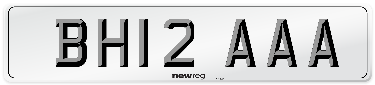 BH12 AAA Number Plate from New Reg